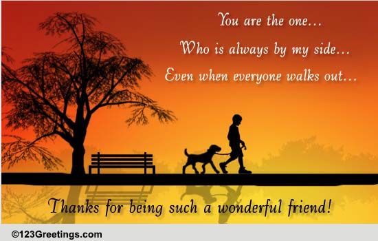 You Are The One! Free Thoughts eCards, Greeting Cards | 123 Greetings