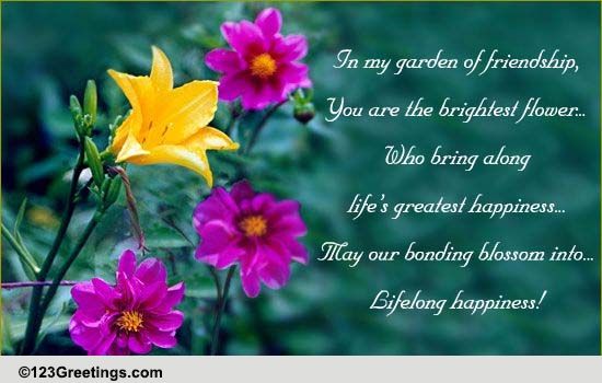 You Are The Brightest Flower! Free Thoughts eCards, Greeting Cards ...