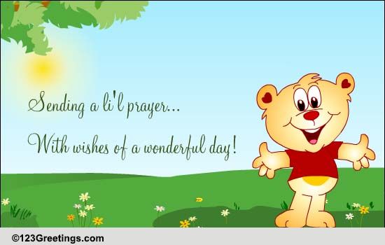 A Little Prayer...