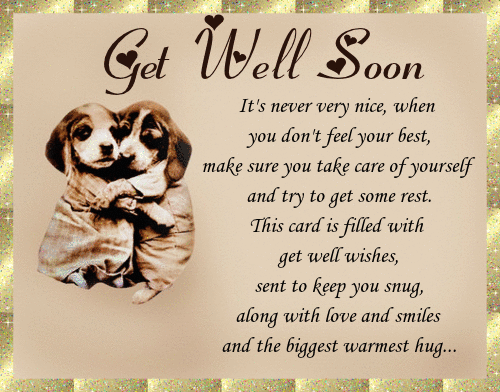 Get Well Wishes To Keep You Snug.