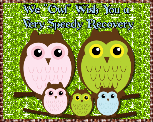 We "Owl" Wish You A Speedy Recovery.