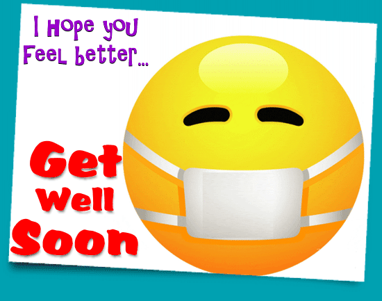 A Get Well Soon Card For A Patient.