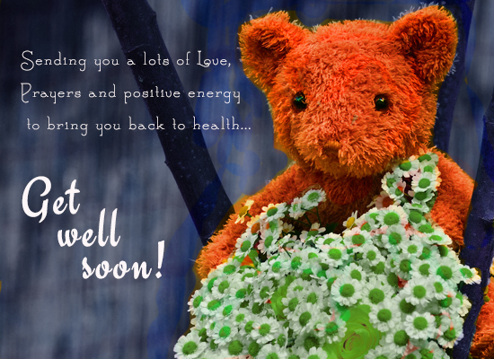 Get Well Soon Wishes With Bouquet. Free Get Well Soon eCards | 123 ...