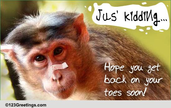 A Funny Get Well Soon Card! Free Get Well Soon eCards, Greeting Cards ...