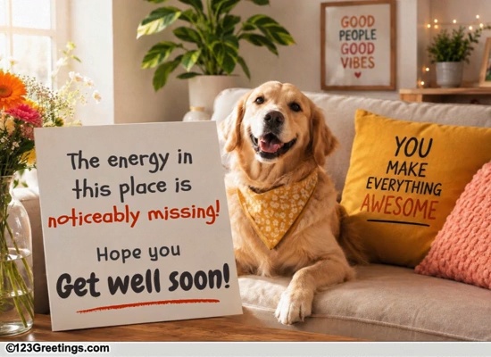 Get Well Wish For One Missed Dearly.