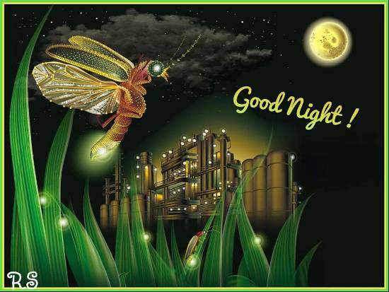 A Glowing Good Night Wish For You.