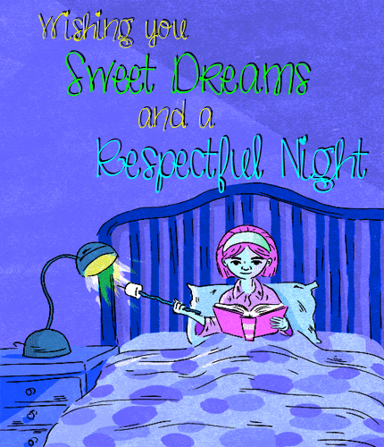 Sweet Dreams And Good Night Card.