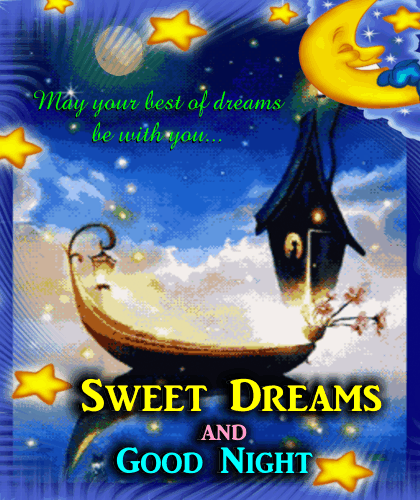 May Your Best Of Dreams Be With You. Free Good Night eCards | 123 Greetings