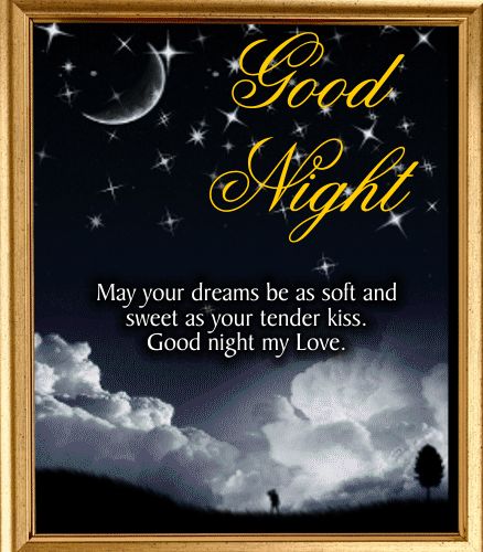 A Nice Good Night Ecard For Your Love.