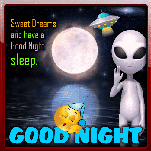 A Sweet Dreams And Good Night Card.
