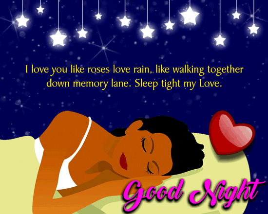 Sleep Tight Ecard For Your Love.