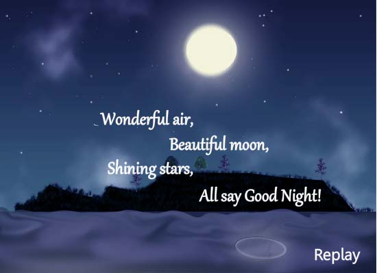 Cool Wishes. Free Good Night eCards, Greeting Cards | 123 Greetings