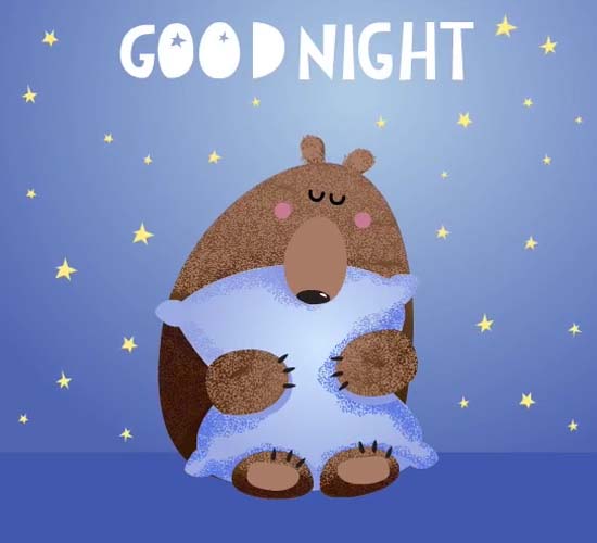 Good Night Bear. Free Good Night eCards, Greeting Cards | 123 Greetings