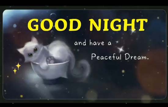 Good Night And Have A Peaceful... Free Good Night eCards, Greeting ...