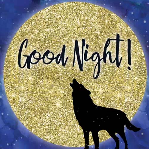 Good Night Wolf. Free Good Night eCards, Greeting Cards | 123 Greetings