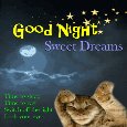 My Cute Good Night Sweet Dreams Card.