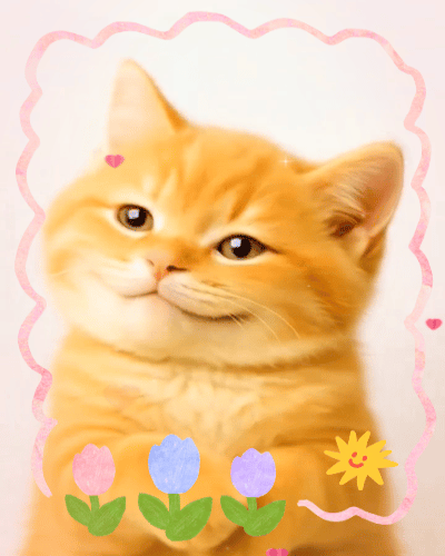 A Cute Hi Greeting Card.