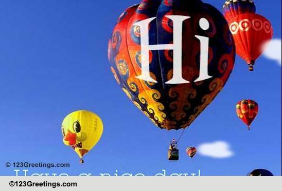 Wish Floating Along The Clouds!