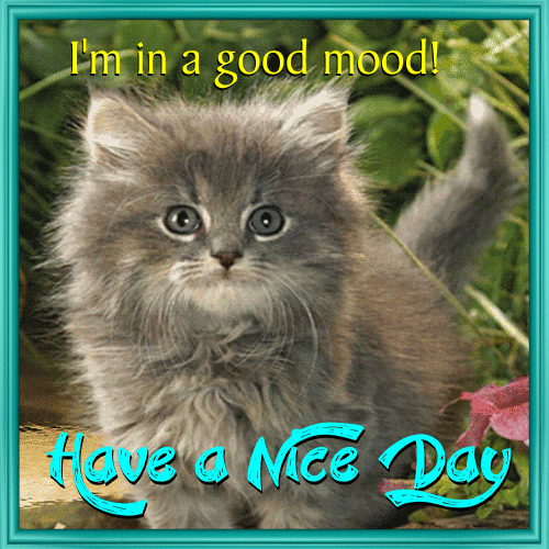 Kitty Wants To Have A Nice Day. Free Have a Great Day eCards | 123 ...