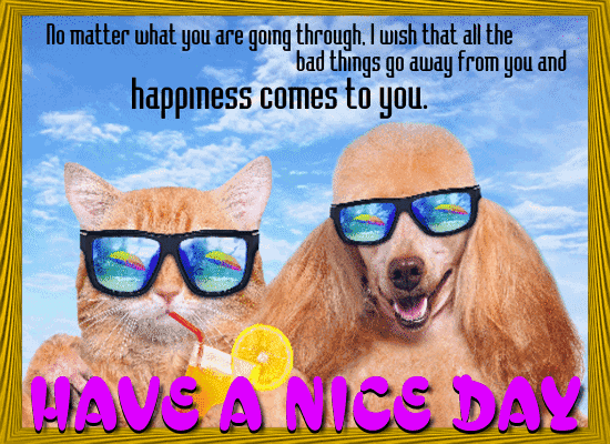 A Cute And Nice Day Message For You.