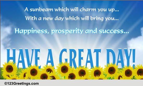 A Day Full Of Happiness!