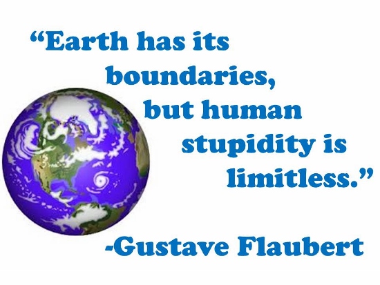 Earth And Human Stupidity!