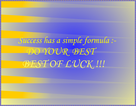 Success Formula...