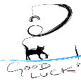 Good Luck Cat With Horseshoe!