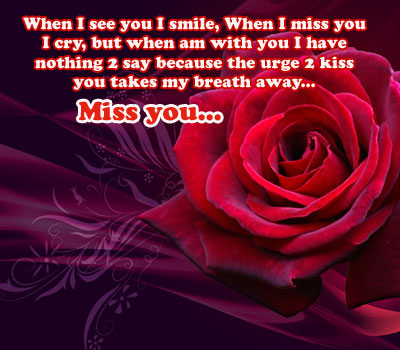 When I Miss You... Free Miss You eCards, Greeting Cards | 123 Greetings