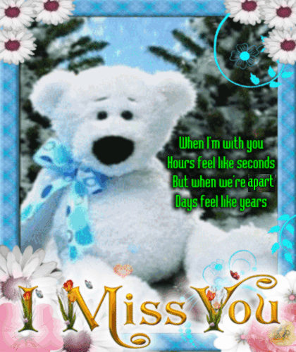 A Cute And Nice Miss You Card.