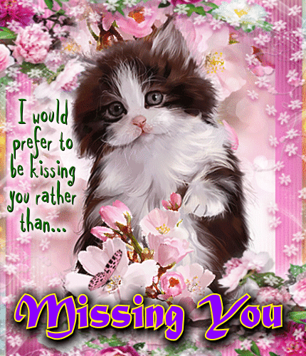 An Adorable And Cute Miss You Ecard.