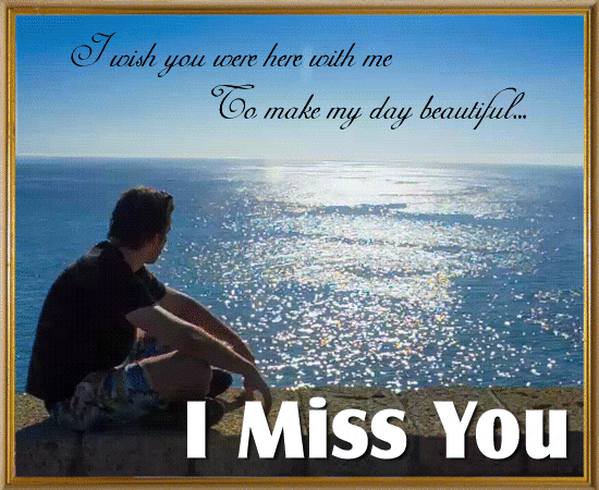 A Miss You Card For Your Sweetheart.