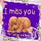 A Cute Miss You Ecard For Your Love.