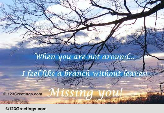 Without You, I Am Like...