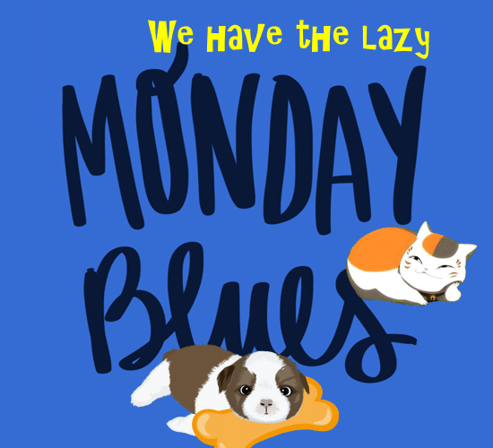 We Have The Lazy Monday Blues.
