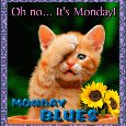 A Cute Monday Blues Card For You.