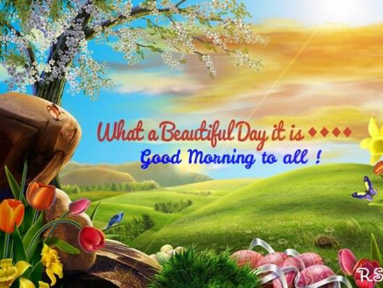 A Beautiful Good Morning Wish. Free Good Morning eCards 