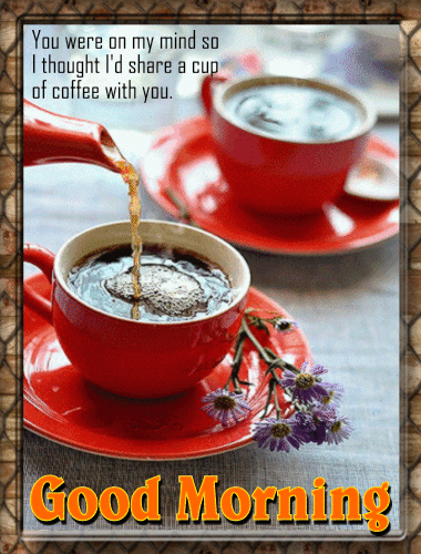 A Morning Coffee Card.