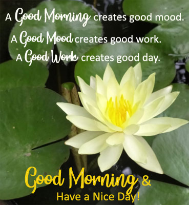 Good Morning Creates Good Day! Free Good Morning eCards, Greeting Cards ...