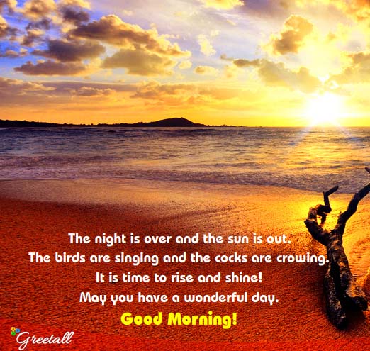 It Is Time To Rise And Shine! Free Good Morning eCards, Greeting Cards ...