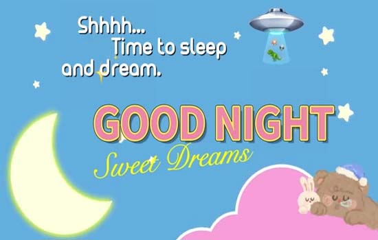 Sweet Good Night Message For... Free Good Morning eCards, Greeting ...