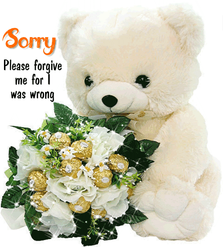 A Cute Sorry Card For You.