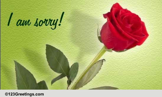 Simply Sorry! Free Sorry eCards, Greeting Cards | 123 Greetings