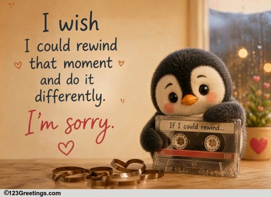 A Heartfelt Sorry For Someone