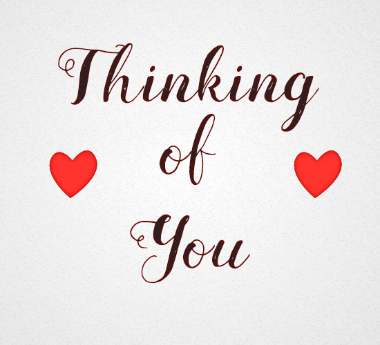 Thinking Of You Ecard For Your Love Free Thinking Of You ECards Greetings