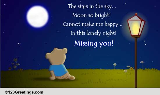 Missing You! Free Thinking of You eCards, Greeting Cards | 123 Greetings I Miss Home Quotes