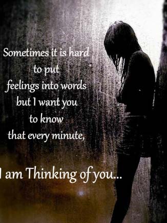 It’s Hard To Put Feelings In Words. Free Thinking of You eCards | 123 ...