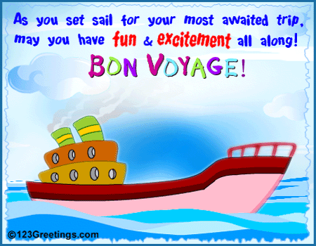 Your Most Awaited Trip... Free Bon Voyage eCards, Greeting ...