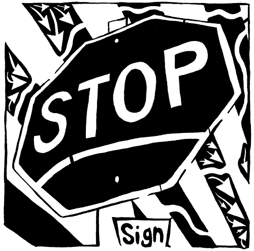 Stop Sign Maze.