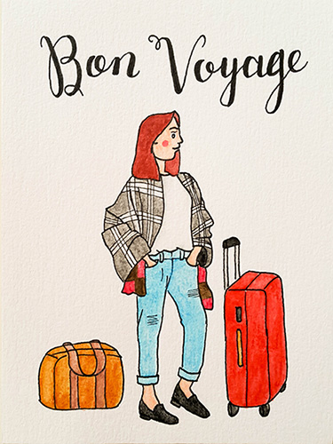 123 cards bon voyage